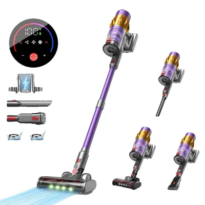 Immagine prodotto di Aspirapolvere portatile, potente aspirazione, lunga autonomia della batteria, V18 550 W 50 kPa
