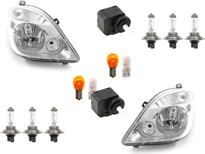 Produktbild von Scheinwerfer Set passend für Mercedes Sprinter 906 Leuchtm. LI RE mit Stellmotor 9068200561 A9068200561 9068200661 A9068200661 8292001 1K694129 Johns