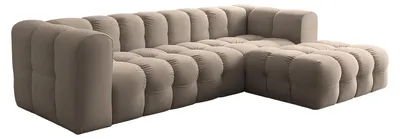 Zdjęcie produktu dla Narożnik Baloo L, do salonu, tkanina Tiffany, prawy, taupe