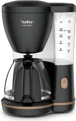 Produktbild von Tefal CM533811 Includeo Filterkaffeemaschine, Kunststoffgehäuse, Glaskanne, 15 Tassen