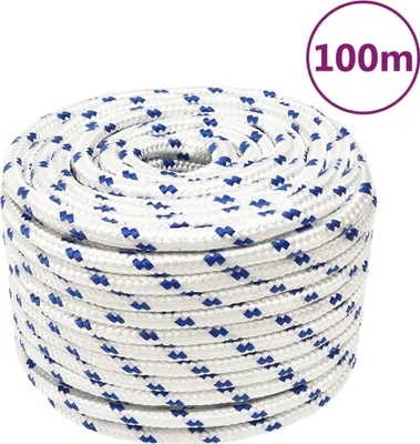 Produktbild von Bootsseil Weiß 12 mm 100 m Polypropylen