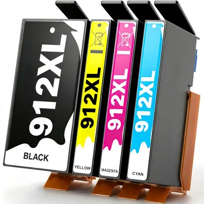 Produktbild von 912XL Multipack Druckerpatronen Kompatibel für HP 912XL OfficeJet 8010 8012 8014 8015 8017 Pro 8020 8022 8023 8024 8025 (4er-Pack)