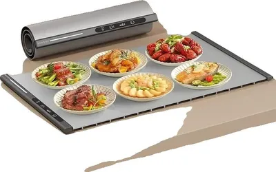 Immagine prodotto di Cuscino riscaldante, 8 temperature regolabili, design pieghevole, GRIGIO, UE