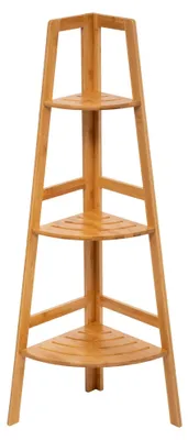 Produktbild von 5Five Simply Smart Eckregal Sicela 3-stöckig, Badregal, Bambus, 103 cm, 174519