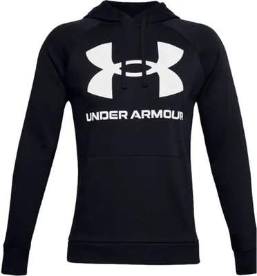 Produktbild von Under Armour Herren Rival Fleece Big Logo Hoodie - 1357093, Farbe:Schwarz, Textil:XXL
