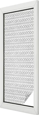 Produktbild von Buntglas Fensterfolie – 146x50 cm – Stained-Glass Design – blickdichte dekorative Sichtschutzfolie – selbstklebend, UV-Schutz – Geometrische Streifen