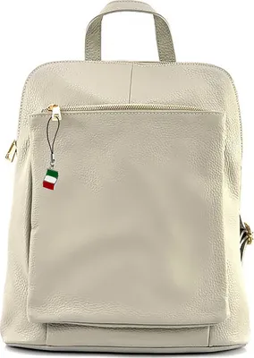 Image de Florence Sac à dos en cuir Sac à dos de ville beige OTF610C