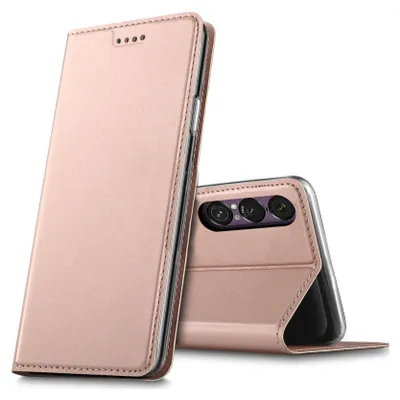 Zdjęcie produktu dla Pokrowiec na telefon komórkowy Sony Xperia 1 VII Book Etui ochronne Slim Flip Cover Case