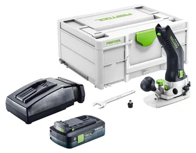 Imagen del producto de Festool MFKC 700 EB-Basic, fresadora de cantos con batería de 18 V, 8 mm, sin escobillas + 1 batería de 4,0 Ah + cargador + Systainer