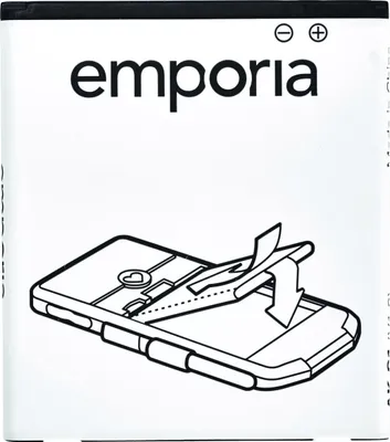 Obrázok produktu pre Emporia AK-S3-BC, Batérie, Emporia, SMART.3, Čierna, Biela, Lithium-ion (Li-ion), 2500 mAh