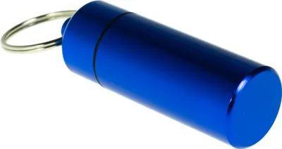 Produktbild von Aufbewahrungsdose Aluminium XL wasserdicht mit Schlüsselring in Blau