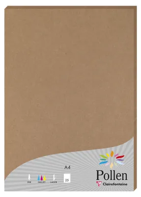 Immagine prodotto di Pollen by Clairefontaine 29205C Pollen by Clairefontaine Carta kraft, DIN A4, 210 g/m²