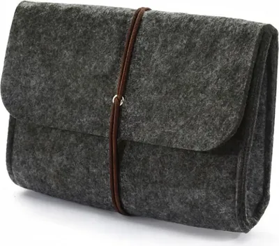 Produktbild von Oblique Unique Filz Tasche Täschchen Etui für Smartphone, Festplatte - dunkel grau
