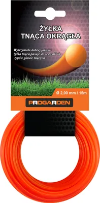 Produktbild von Schnittlinie für Rasentrimmer "Rund" 2.00 mm - 15 m - Trimmerfaden Mähfaden für Rasentrimmer und Freischneider - PROGARDEN