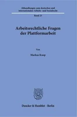 Image de Arbeitsrechtliche Fragen der Plattformarbeit