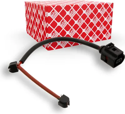 Produktbild von FEBI BILSTEIN 29911 Warnkontakt Bremsbelagverschleiß 240mm Hinten Links Hinten Rechts für VW Touareg (7LA, 7L6, 7L7) für AUDI Q7 (4LB) für PORSCHE