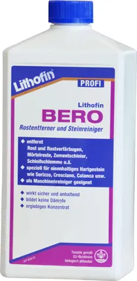 Produktbild von Lithofin BERO Rostentferner Serizzoreiniger 1 Liter Flasche