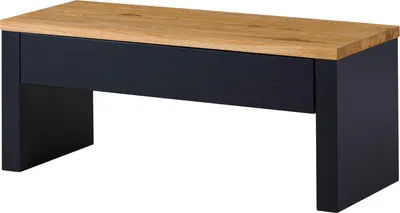 Produktbild von MASSIVMOEBEL24.DE Garderobenbank Wildeiche 110x42x45 natur lackiert / geölt KITZBÜHEL #133
