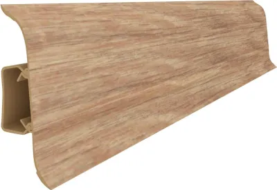 Produktbild von VILO Sockelleiste SMART FLEX - Flexible Fußleiste mit Kabelkanal - Wasserfeste Bodenleiste für Laminat & Vinyl - 2,50 m