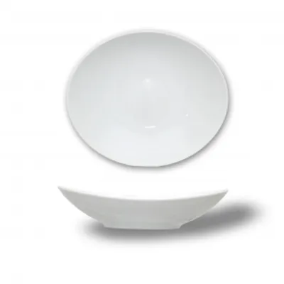 Zdjęcie produktu dla Thun 1794 Owalna miska na kompot, czeska porcelana, Loos, biała, 14 cm, Thun