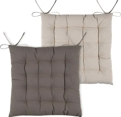Image de DUO COLOR taupe/beige 40x40x4 cm France (prix pour 1 pièce)
