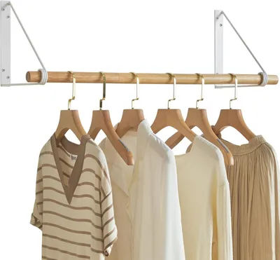 Produktbild von Wandkleiderbügel, Industriedesign Kleiderstange, für Flur