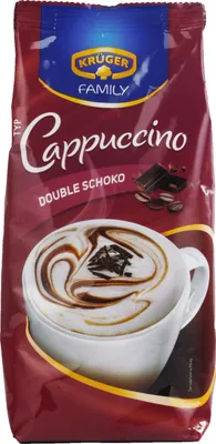Immagine prodotto di Krüger Family Cappuccino Double Choco 500g con gocce di cioccolato 1 confezione