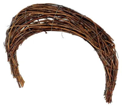 Produktbild von Mondförmiger Rattan DIY Kranzring für kreative Wanddekoration