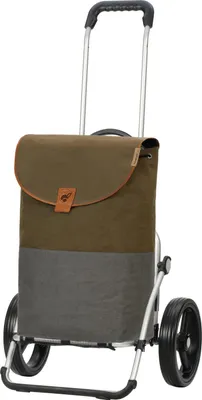 Produktbild von Andersen Royal Shopper PRIYA Fahrradanhänger Dreispeichenrad Khaki
