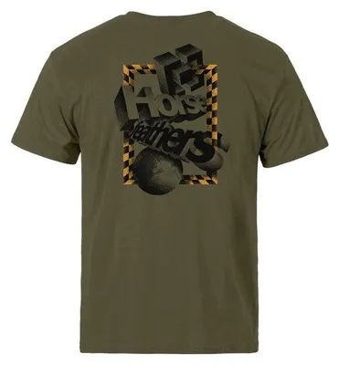 Produktbild von Horsefeathers T-Shirt Blocks BURNT OLIVE, Größe L