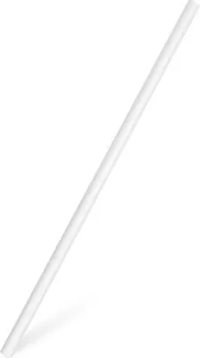 Produktbild von 1000x Papiertrinkhalme JUMBO weiß 25 cm Ø 8 mm