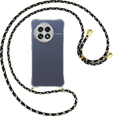 Produktbild von Handykette Backcover-Schutzhülle mit Band (Metall goldfarben) für OnePlus ACE5 5G - camouflage