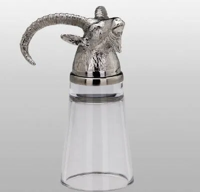 Produktbild von Schnapsglas Steinbock Ø 4,5 cm x H 11 cm, 4 cl