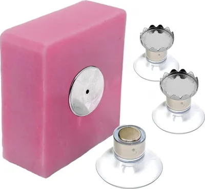 Produktbild von Magnetische Zeephouders aus Edelstahl - Wandmontage - Befestigung ohne Bohren