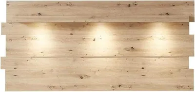 Produktbild von Wandpaneel Lorna 202cm mit Beleuchtung - Eiche