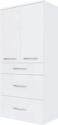 Produktbild von Bad Midischrank Florida 60 cm in weiß hochglanz
