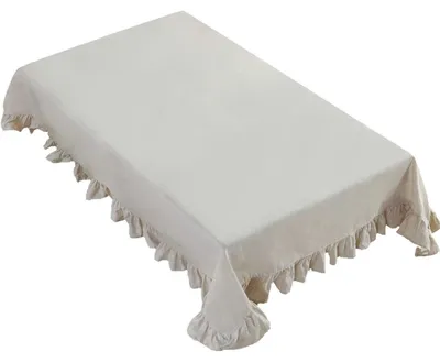 Immagine prodotto di Tovaglia rettangolare beige, facile da pulire e lavabile, 140 x 200 cm