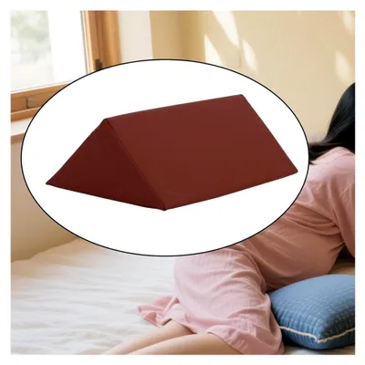 Produktbild von Dreieckiges Beinkissen, Beinstütze, Vielseitiges Schlafzimmer Bettwäsche Accessoire, Keilkissen für Seitenschläfer, Drehkissen, 40 Cm X 20 Cm X 20
