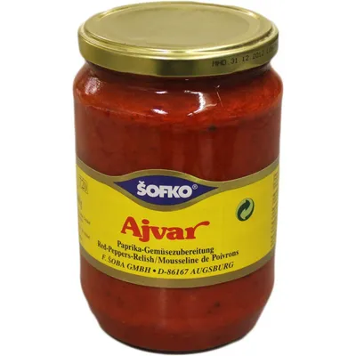 Immagine prodotto di Sofko Ajvar paprika e melanzane preparazione vegetale calda 720ml