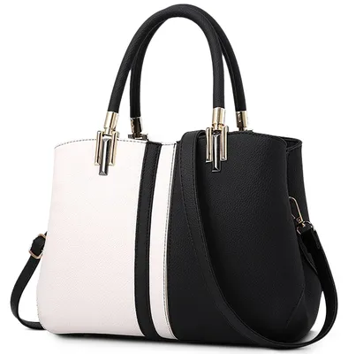 Produktbild von Omgoods – Elegante Damenhandtaschen – Tragegriffe, Schultergurte und Umhängetaschen – Schwarz