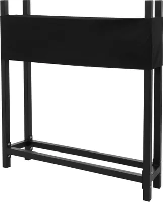 Produktbild von Kovový stojan na palivové dřevo s krytem ML-Design, antracit, venkovní stohovací pomůcka s ochranným krytem, 0,5 m³/1 SRM