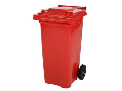 Produktbild von SARO 2 Rad Müllgroßbehälter 120 Liter  -rot-  Modell MGB120RO