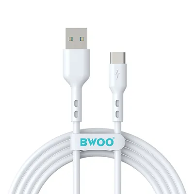 Zdjęcie produktu dla Kabel BWOO BO-X172C 3A USB-A do USB-C 1m biały