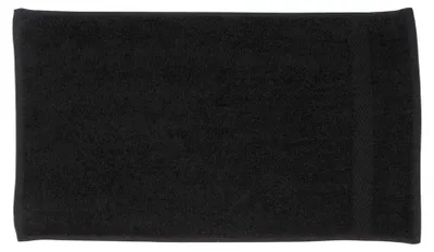 Image de Towel City - Serviette invité « Luxury » LT1048 (50 cm x 30 cm) (noir)