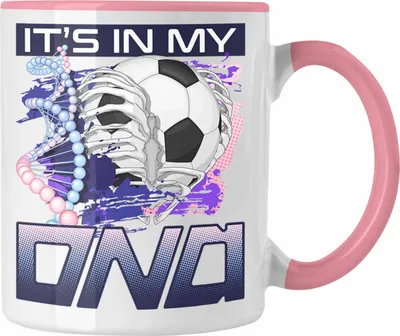 Produktbild von Trendation - Fußball Tasse Geschenk für Fussball Spieler Trainer Coach Geschenkidee Spruch (Rosa)