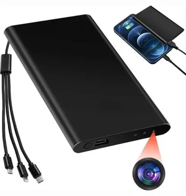 Zdjęcie produktu dla Mała kamera noktowizyjna 1080p HD z kablem ładującym 3 w 1