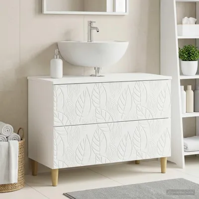 Productafbeelding van Maison Exclusive - Wastafelmeubel DELFT, wit, 82 x 41 x 59 cm, houtvezel