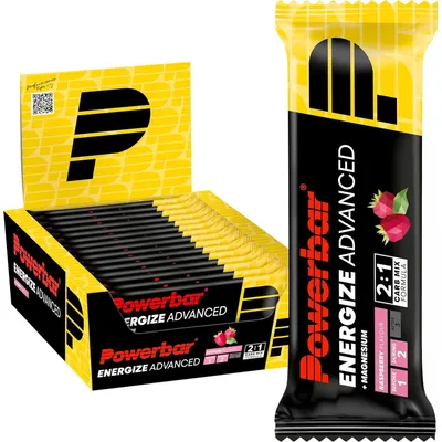 Produktbild von Powerbar Energize Advanced Energie-riegel-box Haselnussschokolade 55g 15 Einheiten Grün,Gelb Grün,Gelb One Size