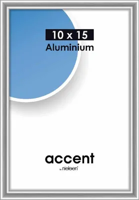 Image de Nielsen Accent, cadre en aluminium 10 x 15 cm, argent brillant