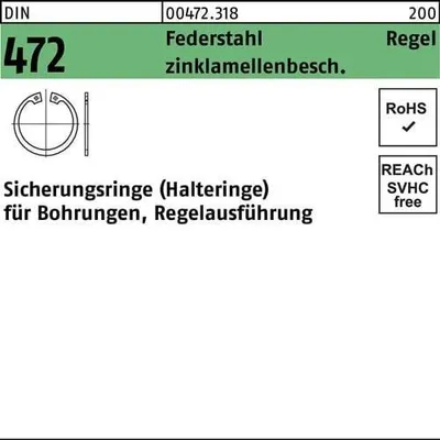 Produktbild von Reyher  Sicherungsringe DIN 472 FederSt. 30x1,2 flZn (1000 Stück)